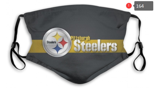 NFL Pittsburgh Steelers #6 Dust mask with filter->nfl dust mask->Sports Accessory